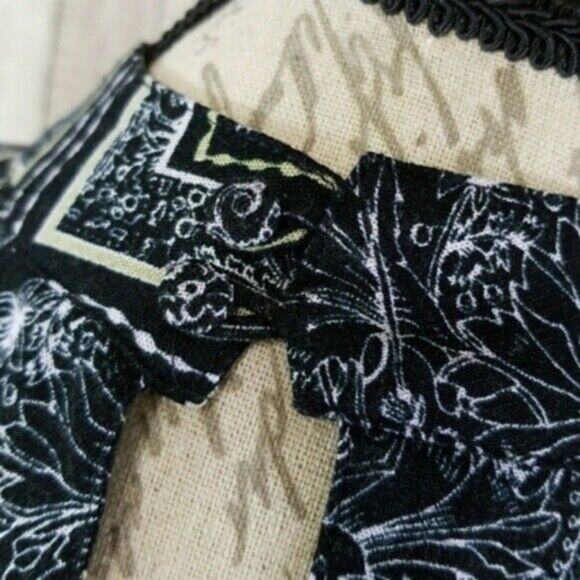 Free People Black White Yellow Walking on a Dream Printed Tunic Top NEW Women XS - Picture 5 of 7